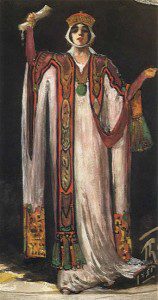 Drawing of Princess Ida costume